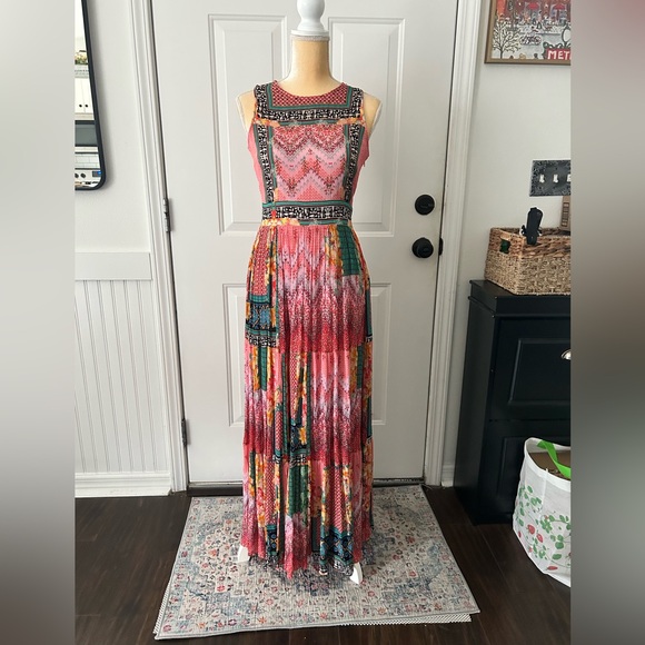 Anthropologie Boho Chic Bhanuni by Jyoti “Alexandra” Maxi Dress - Picture 1 of 13